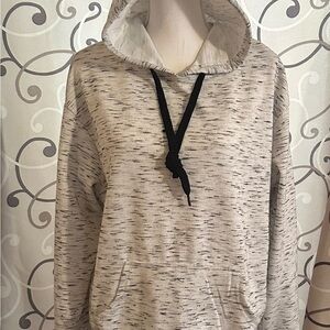 Game Time White and Black Hoodie